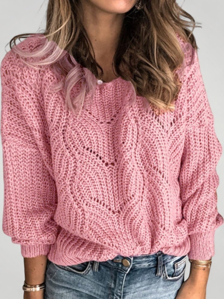 Sibyl | Strukturpullover mit Eleganz und Komfort