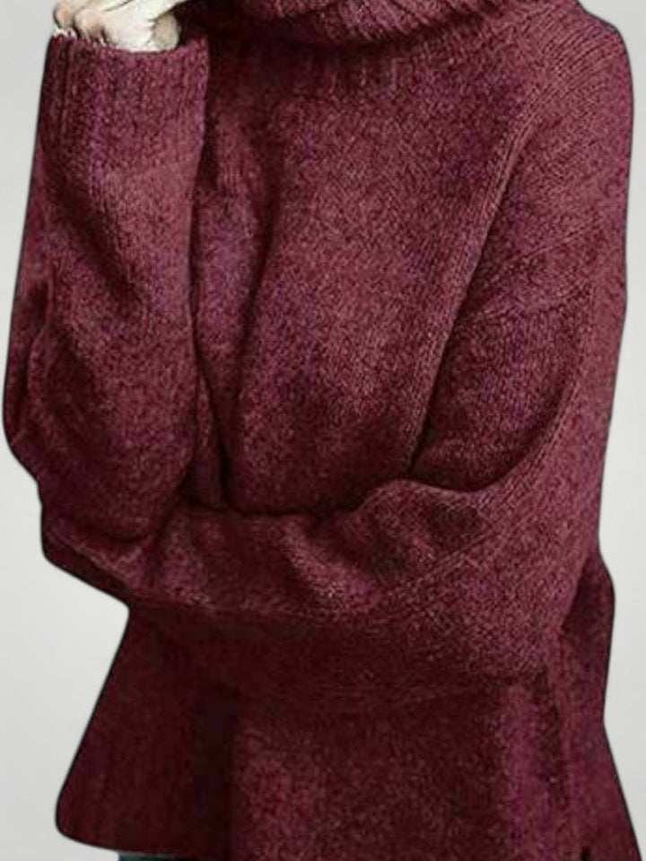 Ursina | Übergroßer Rollkragenpullover für Damen - Stilvoller Komfort